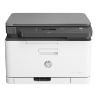HP Color Laser MFP 178nwg printer, front view.