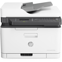 HP Color Laser MFP 179fwg printer, front view.