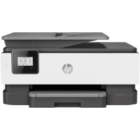 HP OfficeJet 8012e printer, front view.