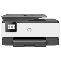 HP OfficeJet Pro 8022e printer, front view.