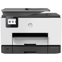 HP OfficeJet Pro 9022e printer, front view.
