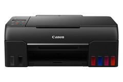 Canon PIXMA G670 printer, front view.