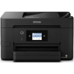 Epson WorkForce Pro WF-3825 printer, front view.