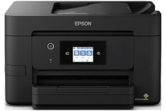 Epson WorkForce Pro WF-3825 printer, front view.