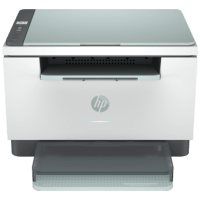 HP LaserJet M232dwc printer, front view.