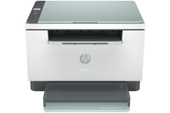 HP LaserJet M232dwc printer, front view.