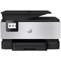 HP OfficeJet Pro 9019e printer, front view.