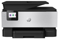 HP OfficeJet Pro 9019e printer, front view.