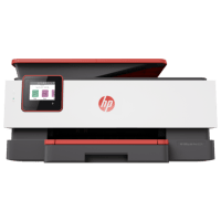 HP Officejet Pro 8026 printer, front view.