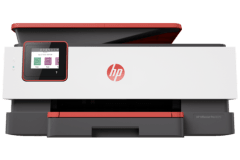 HP Officejet Pro 8026 printer, front view.