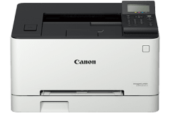 Canon i-SENSYS LBP621Cw printer, front view.