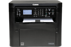 Canon imageCLASS MF262dw II printer, front view, paper tray open.