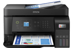 Epson ET-4810 printer, front view, paper tray open.