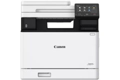 Canon i-SENSYS MF754CDW printer, front view.