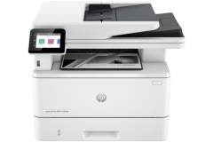HP LaserJet Pro MFP 4103dw printer, front view.