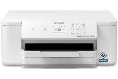 Epson WorkForce Pro WF-C4310 printer, front view.