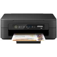 Epson Expression Home XP-2205 printer, front view, paper tray open.