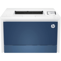 HP Color LaserJet Pro 4203dn printer, front view.