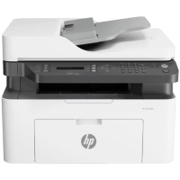 HP Laser MFP 1188fnw printer, front view.