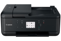 Canon PIXMA TR7650 printer, front view.