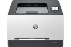 HP Color Laserjet Pro 3202dw printer, front view.
