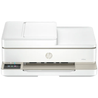 HP Envy 6555e printer, front view.