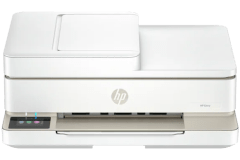 HP Envy 6555e printer, front view.