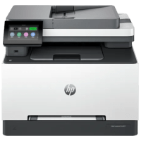 HP Color LaserJet Pro MFP 3301sdw printer, front view.