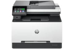 HP Color LaserJet Pro MFP 3301sdw printer, front view.