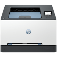 HP Color LaserJet Pro 3202dn printer, front view.