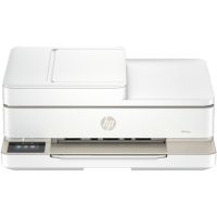 HP Envy 6530e printer, front view.