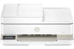 HP ENVY 6520e printer, front view.